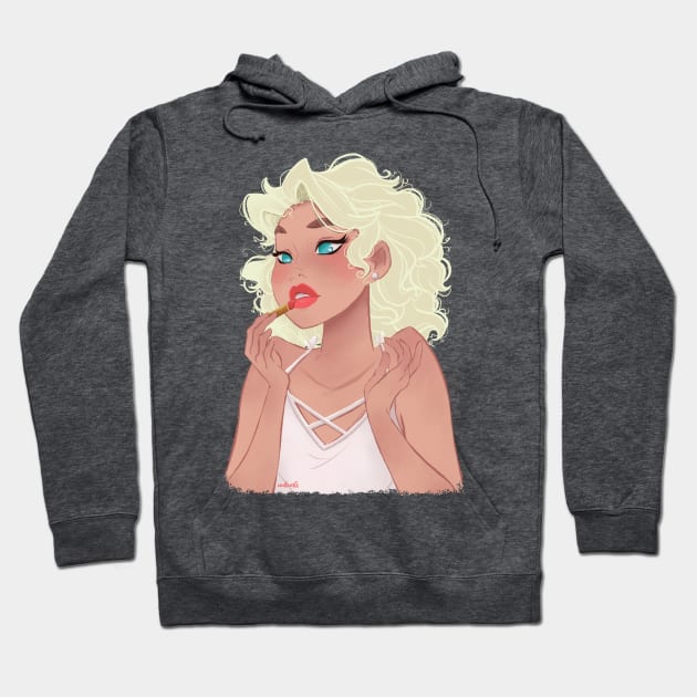 LIPSTICK Hoodie by MeikeARTS